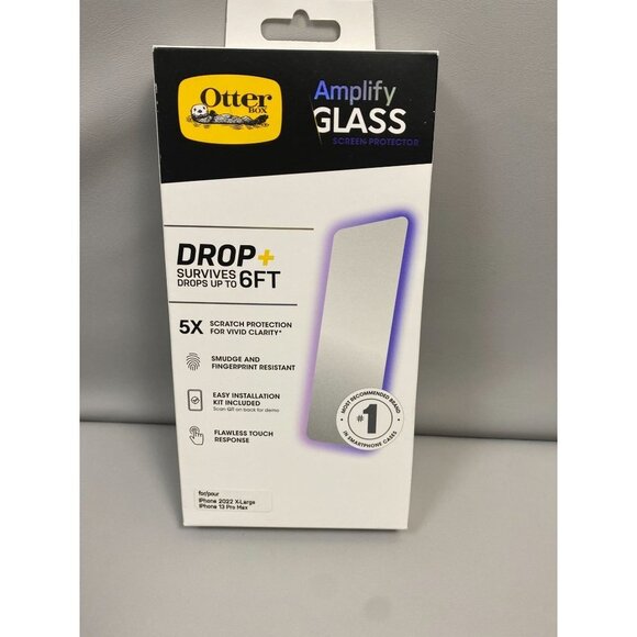 NEW Otterbox Screen Protector iPhone 2022 XL iPhone 13 Pro Max Amplify Glass - Picture 1 of 9